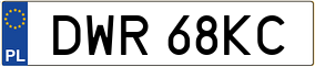 Truck License Plate
